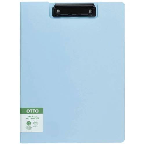 Otto Post Consumer Recycled Clipfolder Pale Blue