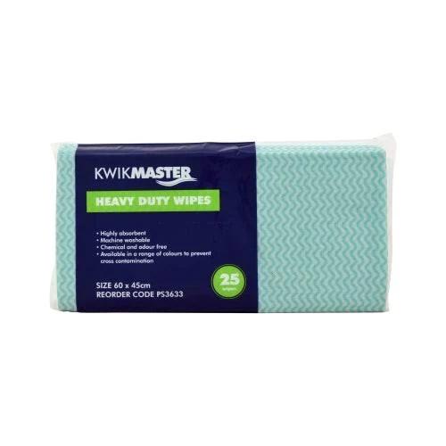 Kwikmaster Wipe Heavy Duty - CT of 250 60x30cm Pk/25 / Carton of 250