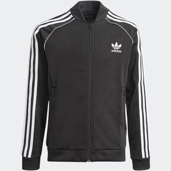 Adidas Originals Boy's Adicolor SST Track Jacket - Black/White