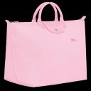 Longchamp Le Pliage S Green Canvas Travel Bag in Pink