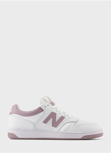 New Balance Unisex 480 White/Ice Wine - Size 12