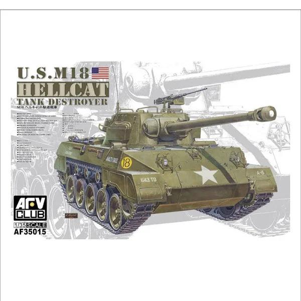 AFV Club 1/35 M18 Hellcat Tank Destroyer Plastic Model Kit [AF35015]