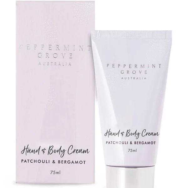 Peppermint Grove - Patchouli & Bergamot Hand Cream Tube 75ml