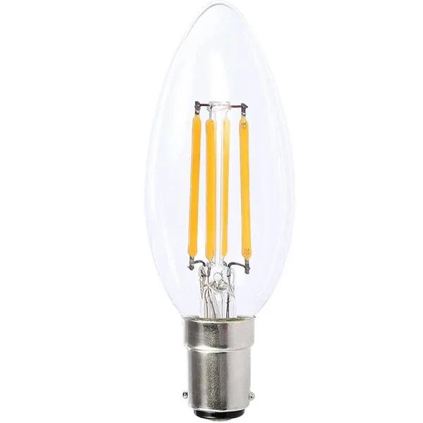 CLA LED Candle 4W Filament Dimmable Globes / B15 6000K