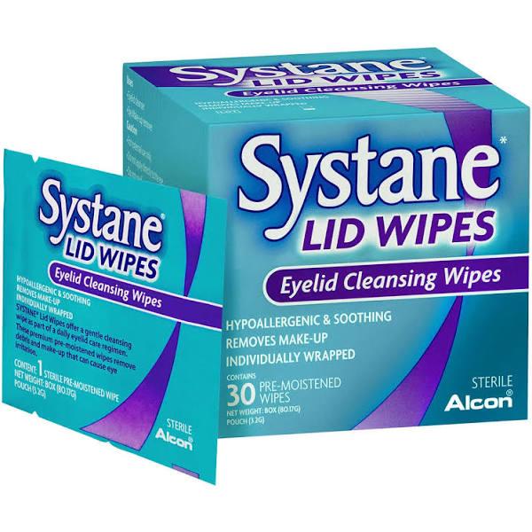 Systane Lid Wipes Eyelid Cleansing Wipes 30 Pack