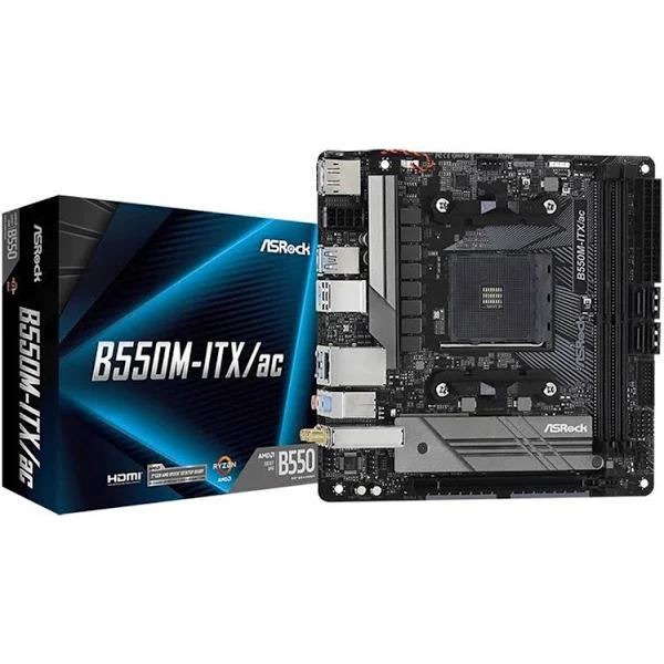 ASRock B550M-ITX/ac AM4 Mini-ITX Motherboard