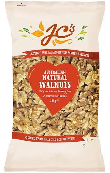 J.C.'S Quality Foods Natural Walnuts, 350 G