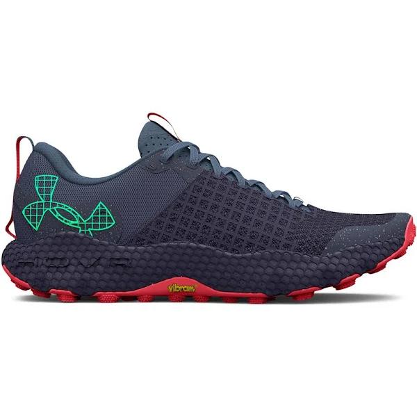 Under Armour HOVR Ridge Trail Running Shoes - Tempered Steel/Blitz Red/Antifreeze