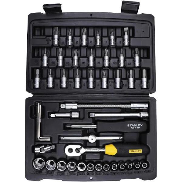 Stanley 46-piece 1/4 Drive Metric Socket Set