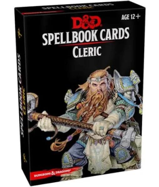 D&D Spellbook Cards - Cleric Deck