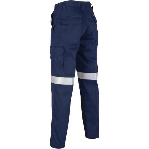 DNC Patron Saint Flame Retardant Cargo Pants with 3M F/R Tape - Navy - 102S