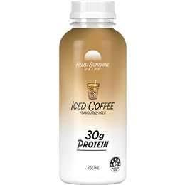 Hello Sunshine 30g Protein Iced Coffee Flavoured Milk 350ml