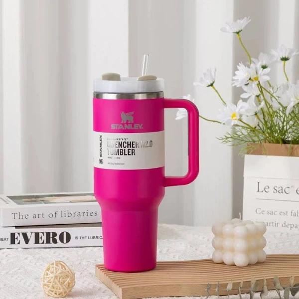 Stanley 40oz Quencher 2.0 FlowState Vacuum Insulated Tumbler - Cosmo Pink