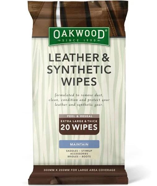 Oakwood Leather & Synthetic Wipes