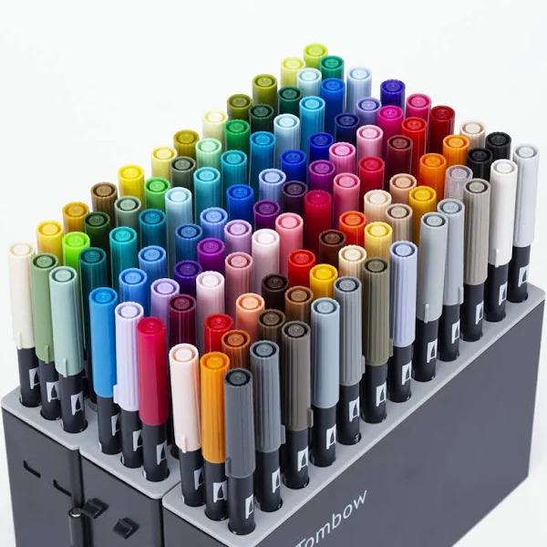 Tombow Pencil Brush Pen, Dual Brush Pen, ABT, 108 Colors Set