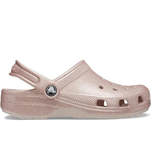 Crocs Toddler Classic Glitter Clog; Quartz Glitter, C6