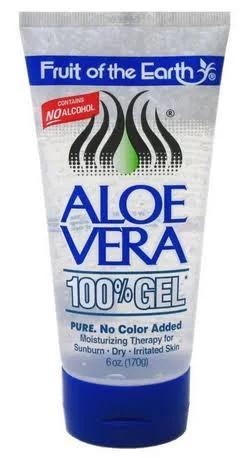 Fruit of the Earth Aloe Vera 100% Gel - 6 oz tube