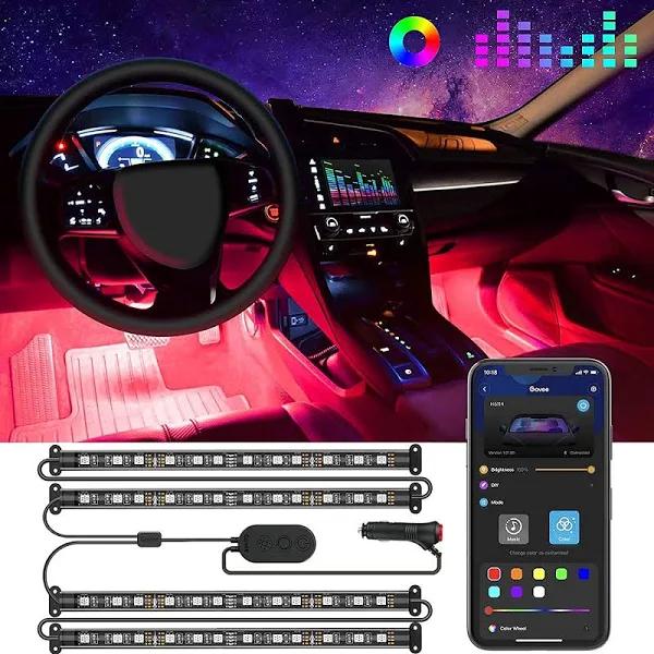 Govee Led Car Lights With App Control, Smart Interior DIY RGB