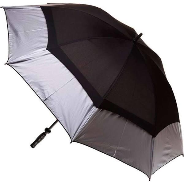 Clifton Hurricane Black & Silver Golf Umbrella