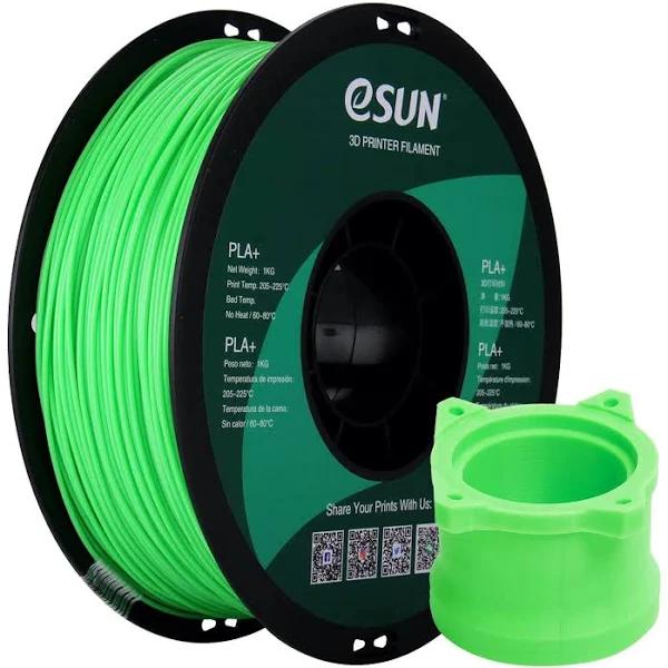 eSUN PLA+ Filament 1.75mm, 3D Printer Filament PLA Plus, Dimensional Accuracy +/- 0.03mm, 1kg Spool (2.2 lbs) 3D Printing Filament for 3D Printers,