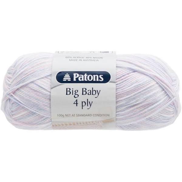 Patons Big Baby 4 Ply 420 Metre Yarn - Sweet Pea Print