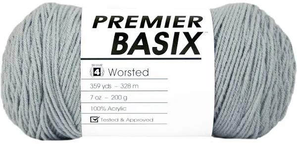 Premier Yarns Basix Yarn Light Gray