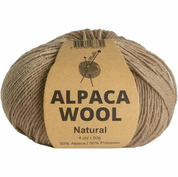 Malli Natural Alpaca Mix Yarn 50g