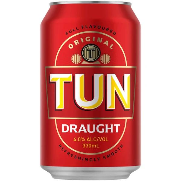 Tun Red Draught Cans 330mL International Beer Case (30)