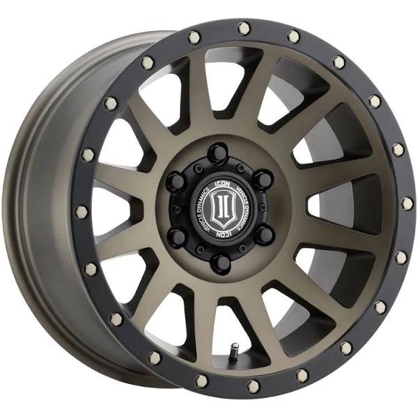 18x9 Icon Alloys Compression Bronze Wheel 6x5.5 (0mm)