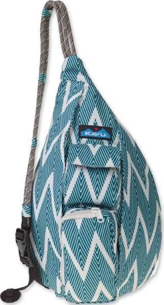 Kavu Backpack Blue Zigzag Mini One-Strap Backpack One-Size