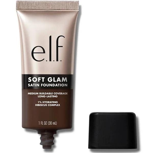 e.l.f. Cosmetics Soft Glam Satin Foundation in 64 Rich Neutral - Vegan and Cruelty-Free Makeup