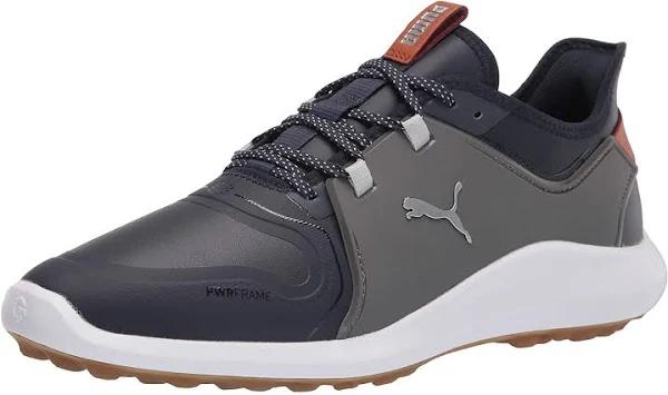 Puma Men's Ignite Fasten8 Pro Golf Shoe, White Silver-high Rise, 9 US