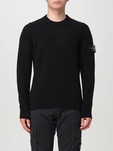 Stone Island Sweater Men Black (Size Large)