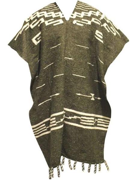 DelMex Clint Eastwood Spaghetti Western Cowboy Poncho Costume Sweater- Handwoven Made in Mexico