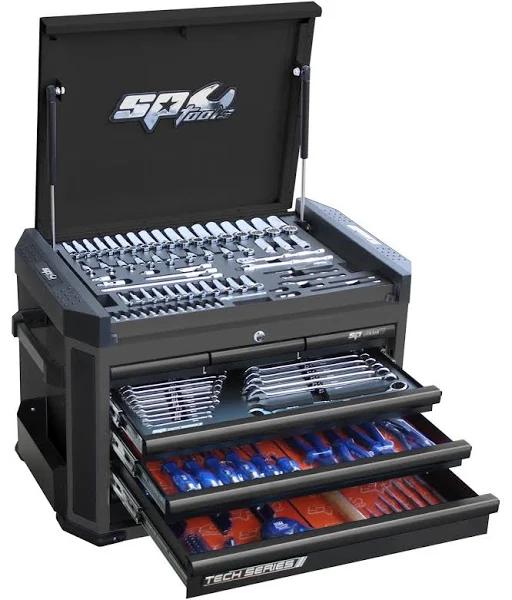 SP Tools 212pc Tech Series Tool Kit - Metric - Diamond Black SP50033D