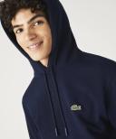 Lacoste Men's Kangaroo Pocket Organic Cotton Hooded Sweatshirt Blue 3XL