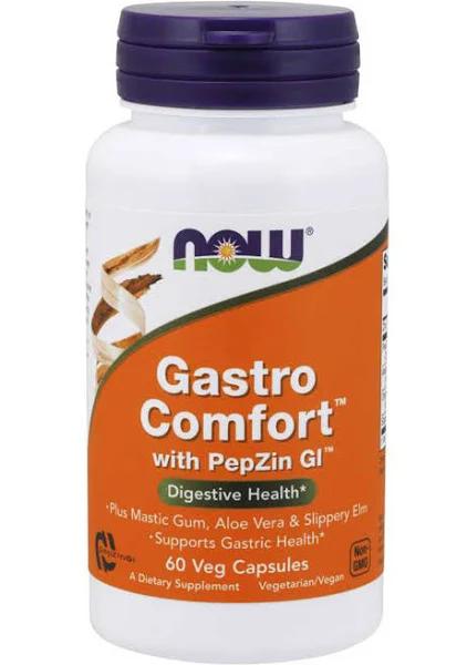 Now Foods Gastro Comfort with PepZin Gi 60 Veg Capsules