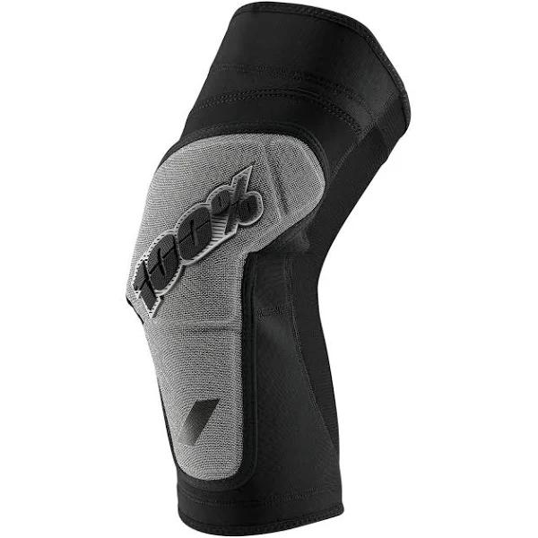 100% Ridecamp Knee Guards Black/Grey Small