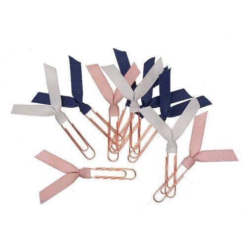 Otto Paper Clips 50mm Bow Assorted 10 Pack