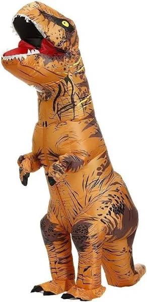 Inflatable Dinosaur T-Rex Costume Halloween Blow Up Costumes Adult