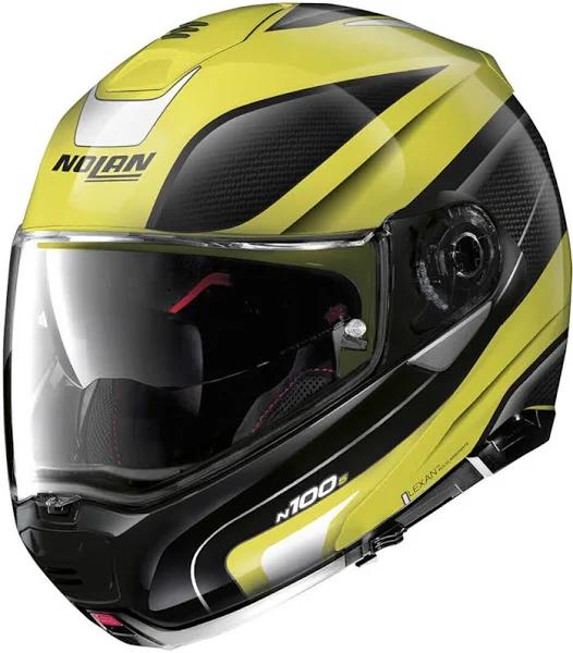 Nolan N100-5 Orbiter N-COM Helmet, black-yellow, Size S