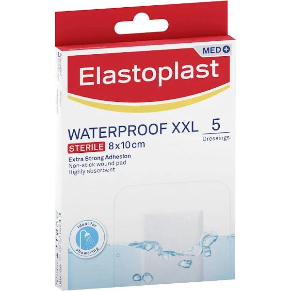 Elastoplast Aqua Protect XXL Waterproof Dressings 8 x 10cm 5 Pack