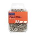 J.Burrows 28mm Paper Clips Silver 1100 Pack