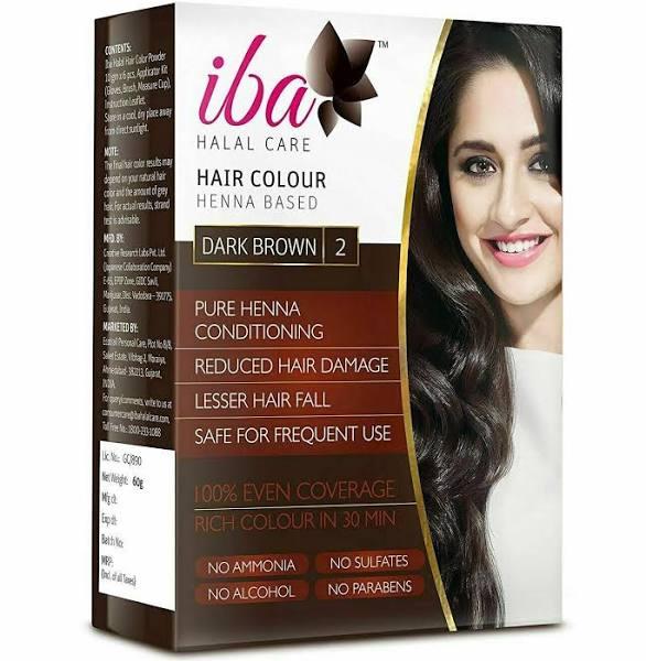 Iba Halal Care Hair Colour, Rich Dark Brown, 60g Hair Color