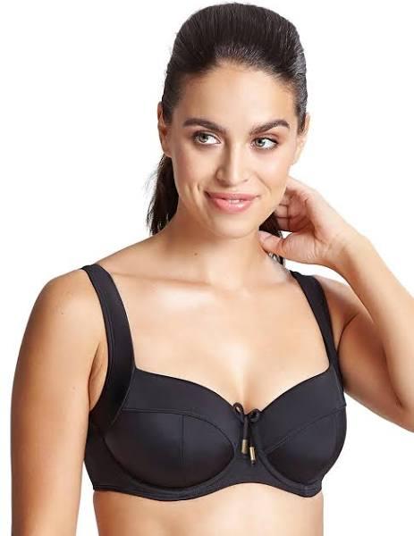 Panache Anya Riva Balconnet Bikini Top Black 10K