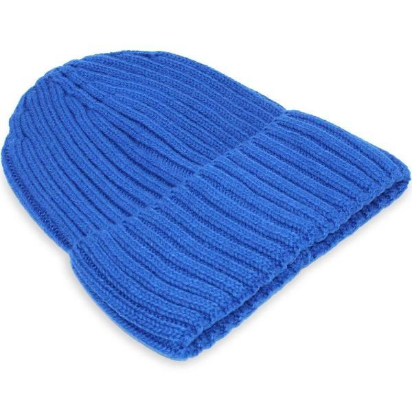 Mia Wool Blend Beanie in Royal