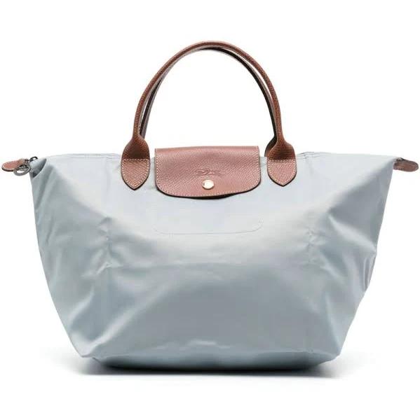 Longchamp - Medium Le Pliage Original Tote Bag - Women - Polyamide/Calf Leather - One Size - Grey