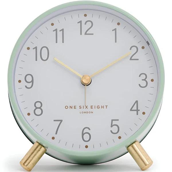 One Six Eight London Maisie Mint Silent Alarm Clock