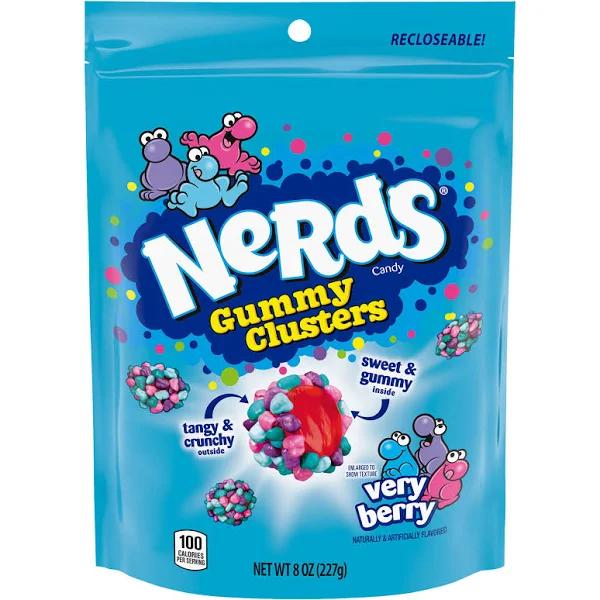 Nerds Gummy Clusters, Very Berry, 8 oz