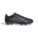 adidas-Copa Pure II League Firm Ground Boots-Kids-Core Black / Carbon / Grey One-1